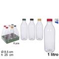 BOTTIGLIA IN PLASTICA PET TRASPARENTE 1 LT