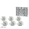 TAZZA CAFFE' FLEXY 9 CL CON PIATTINO CONF. 6 PZ