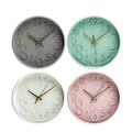 OROLOGIO DA PARETE IN PLASTICA D. 21,5 CM 4 COLORI ASS