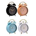 OROLOGIO SVEGLIA IN FERRO 9 X 4 X H 12 CM 4 COLORI ASS