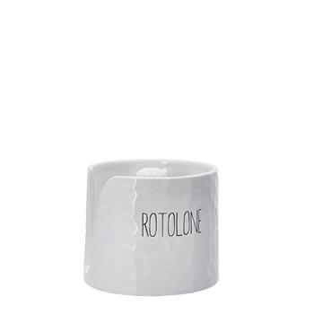 PORTAROTOLO CERAMICA D. 14 X 5 X H 12 CM