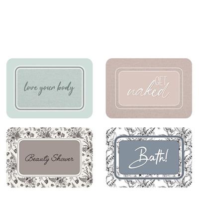 TAPPETO ANTISCIVOLO 40 X 60 CM 4 DECORI ASS