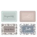 TAPPETO ANTISCIVOLO 40 X 60 CM 4 DECORI ASS