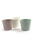 VASO IN LATTA D. 13 X H 11 CM COLORI ASS