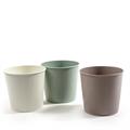 VASO IN LATTA D. 15 X H 14 CM COLORI ASS