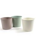 VASO IN LATTA D. 17 X H 15 CM COLORI ASS