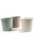 VASO IN LATTA D. 21 X H 20 CM COLORI ASS