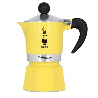 CAFFETTIERA RAINBOW 3 TZ GIALLA BIALETTI