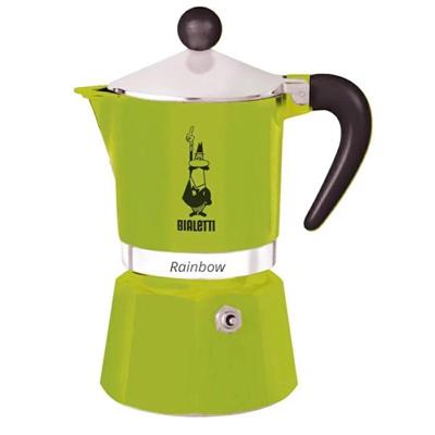 CAFFETTIERA RAINBOW 3 TZ VERDE BIALETTI