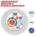PIATTO DESSERT RIUTILIZZABILE D. 17 CM CONF. 25 PZ