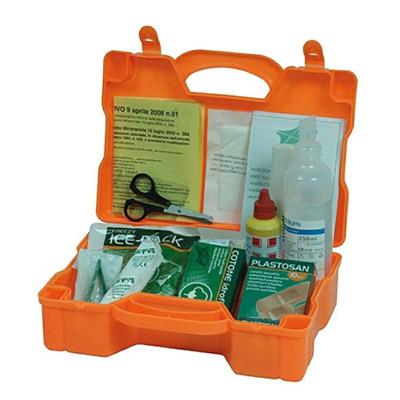 CASSETTA PRONTO SOCCORSO FINO 2 PERSONE 32X28X12 CM