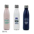 BOTTIGLIA TERMICA IN ACCIAIO 500 ML ASS