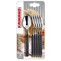 CUCCHIAINO ITALICUS CONF. 6 PZ COLORE NERO
