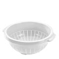 SCOLAPASTA PLASTICA 32 CM BIANCO