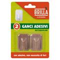 GANCIO ADESIVO RETTANGOLARE CONF. 2 PZ