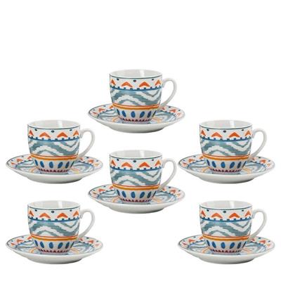 TAZZA CAFFE' KELLY2 CON PIATTINO CONF. 6 PZ