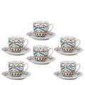 TAZZA CAFFE' KELLY2 CON PIATTINO CONF. 6 PZ