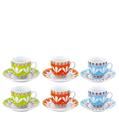 TAZZA CAFFE' ANITA CON PIATTINO CONF. 6 PZ