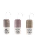 EVAPORATORE CERAMICA 7,5 X 4 X H 17 CM 3 COLORI ASS
