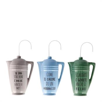 EVAPORATORE CERAMICA CARAFFA 12 X 4 X H 16 CM ASS 3 ASS