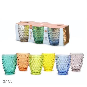 BICCHIERE DEMETRA 27 CL CONF. 6 PZ ASSORTITI