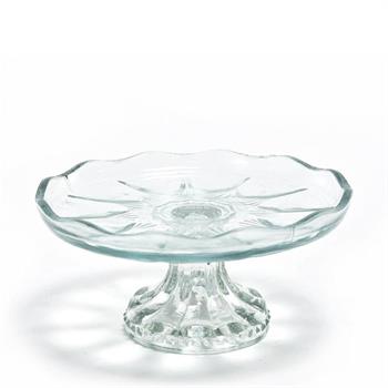 ALZATA IN VETRO D. 15 X H 7,5 CM