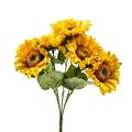 FIORE BOUQUET GIRASOLE 5 FIORI 40 CM