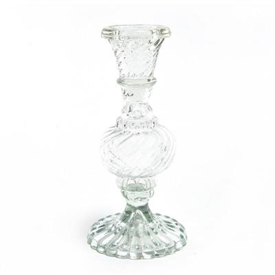 PORTACANDELA IN VETRO D. 8,5 X H 17,5 CM