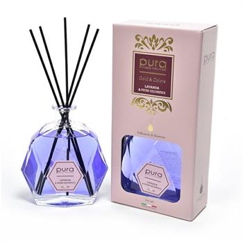 PROFUMATORE DIFFUSORE CON BACCHETTI COTONE LAVANDA 700 ML