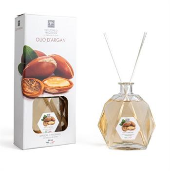 PROFUMATORE DIFFUSORE CON BACCHETTI FIBRA ARGAN 300 ML
