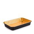 CONTENITORE RETTANGOLARE 29,3 X 19,3 CM ORO NERO CONF. 50 PZ