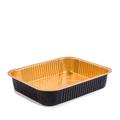 CONTENITORE RETTANGOLARE 32,2 X 26,2 CM ORO NERO CONF. 25 PZ
