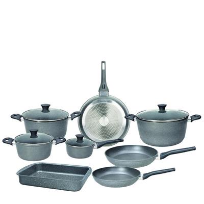 PENTOLE BATTERIA 12 PZ GRANCUCINA PHAETRA STYLE