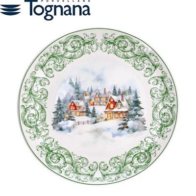 PIATTO PANETTONE NATALE 30 CM WINTER'S DREAM