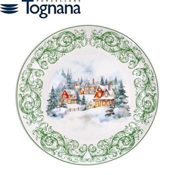 PIATTO PANETTONE NATALE 30 CM WINTER'S DREAM