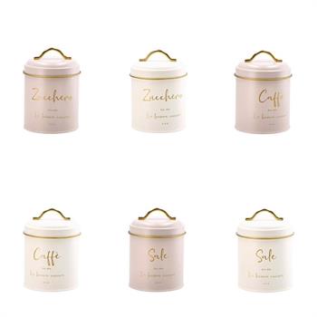 BARATTOLO IN LATTA D. 11 X H 16 CM ASS