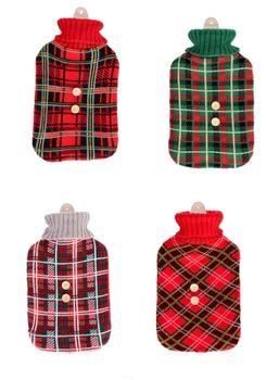 BORSA ACQUA CALDA NATALIZIA 2 LT 4 DECORI ASS