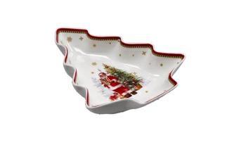 PIATTO NATALIZIO ALBERO 26,5 X 22,5 CM