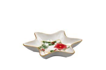 PIATTO STELLA NATALIZIO 21,5 X 21,5 CM