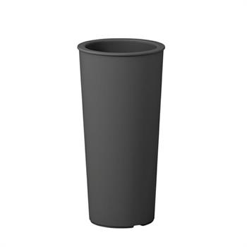 VASO TONDO ALTO SATURNO H 65 CM COLORE ANTRACITE