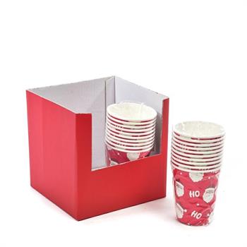 BICCHIERE IN CARTA 260 ML D. 8 X H 14,5 CM CONF. 10 PZ