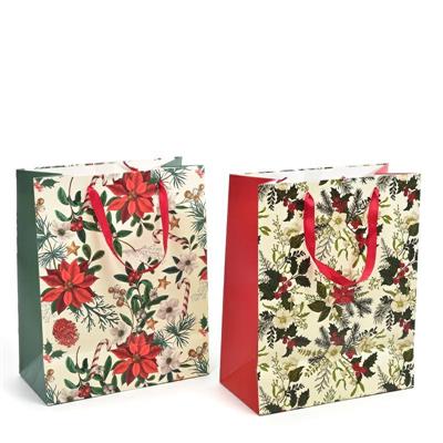 BUSTA NATALIZIA 26 X 13,5 X H 32,6 CM ASS