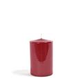 CANDELA PILLAR LUCIDA BORDEAUX D. 7 X H 10 CM