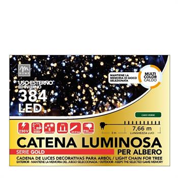 LUCI 384 MINILUCCIOLE BIANCO CALDO E FREDDO 10 MT