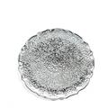 SOTTOPIATTO ARGENTO LUCIDO IN PLASTICA 33 CM