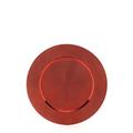 SOTTOPIATTO IN PLASTICA ROSSO LUCIDO 33 CM