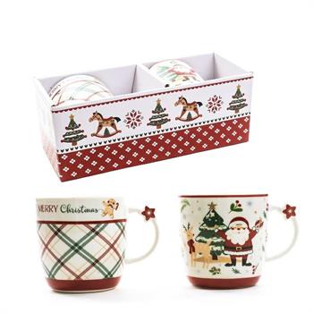 TAZZA IN PORCELLANA 350 ML CONF. 2 PZ