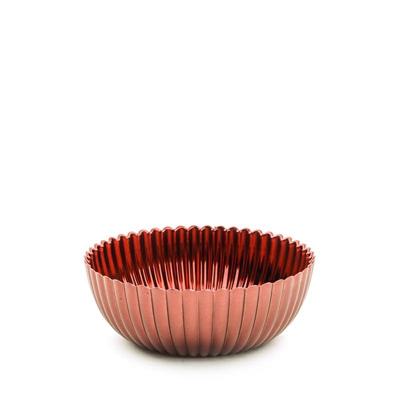 CENTROTAVOLA ROSSO IN PLASTICA D. 20 X H 7,5 CM