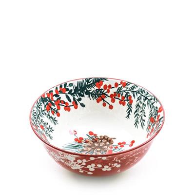 CIOTOLA IN PORCELLANA D. 20 X H 9 CM