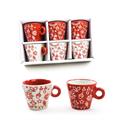 TAZZA CAFFE' IN PORCELLANA 90 ML CONF. 6 PZ